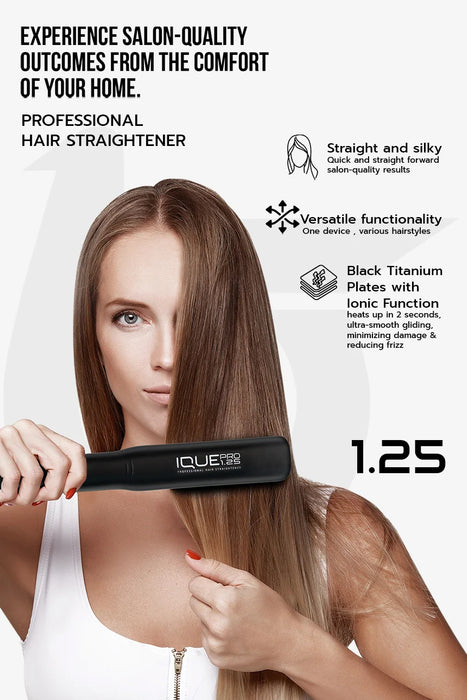 IQUE Professional Flat Iron Hair Straightener 1.75
