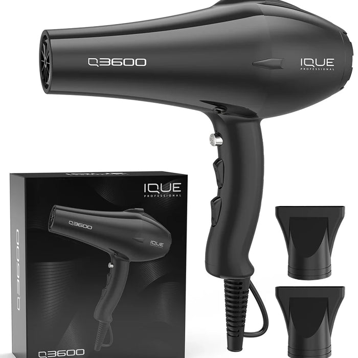 IQUE Professional Hairdryer Black Q3600