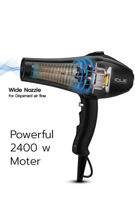 IQUE Professional Hairdryer Black Q3600